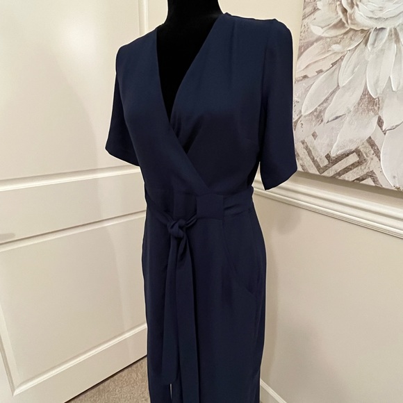 River Island navy blue dress - Picture 2 of 5
